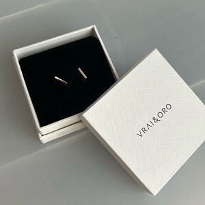 Vrai Rose Gold Stud Earrings